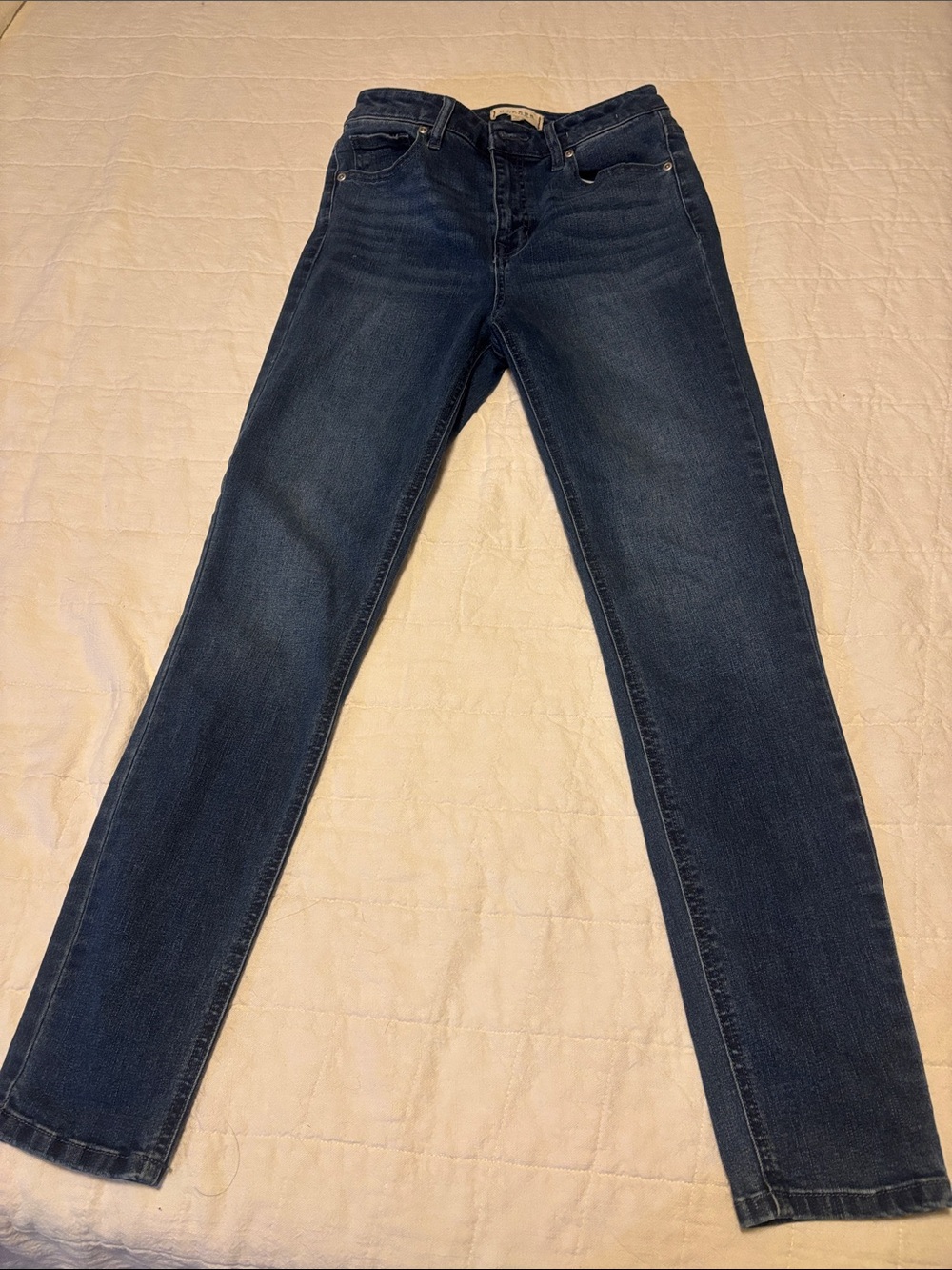 Harper Dark Indigo Straight Leg Jeans